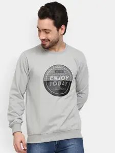 V-Mart Men Grey Sweatshirt