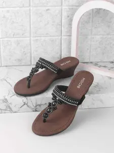 Mochi Women Embellished Block Heel Sandals