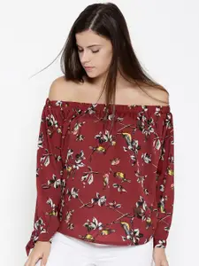 Sera Women Floral Printed Off-Shoulder Top