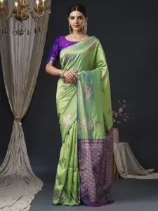 Anouk Woven Design Zari Banarasi Saree