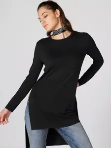 Dream Beauty Fashion Women Solid Round Neck Top