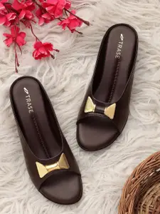 TRASE Wedge Heels Sandals with Bows