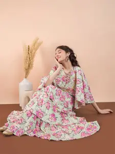 Stylo Bug Girls Printed Ready to Wear Lehenga Choli