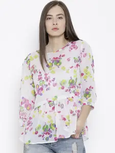 Sera Women Floral Printed Round Neck Top
