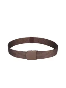 WINSOME DEAL Women Slider Buckle Closure Textured Casual Belt