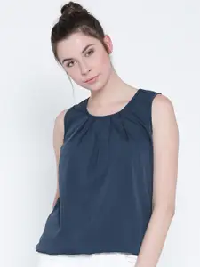 Sera Women Solid Round Neck Top