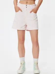 Koton Women Mid-Rise Cotton Shorts