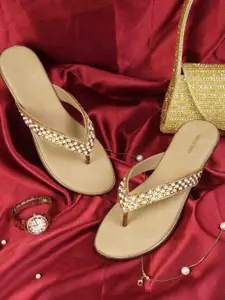 WALKWAY by Metro Women Embellished Block Heels Sandals