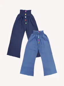 BAESD Girls Regular Fit Mid-Rise Jeans