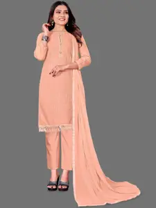 JULEE Geometric Embroidered Sequinned Unstitched Dress Material