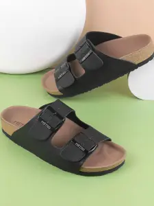 Metro Women Open Toe Flats with Buckles