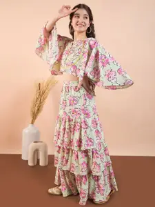 Stylo Bug Girls Printed Ready to Wear Lehenga & Choli