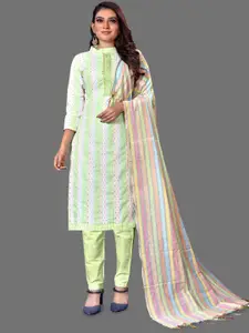 JULEE Geometric Printed Unstitched Dress Material