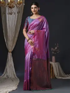 Anouk Ethnic Motifs Zari Banarasi Saree