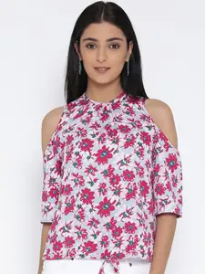 Sera Women Floral Printed Round Neck Top