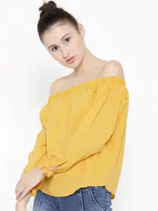 Sera Women Solid Off-Shoulder Top