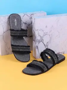 Metro Women Open Toe Flats