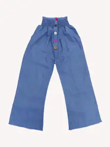 BAESD Girls Cotton Wide Leg Jeans