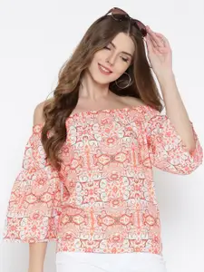 Sera Women Floral Printed Round Neck Top