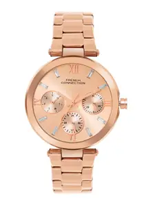 French Connection Women Bracelet Style Straps Analogue Multi Function Watch