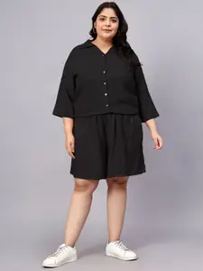 Indietoga Plus Size Shirt With Shorts