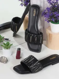 Metro Women Open Toe Flats