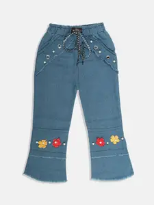 BAESD Girls Mid-Rise Cotton Jeans