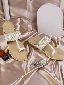 WALKWAY by Metro Women Embellished Block Heel Sandals