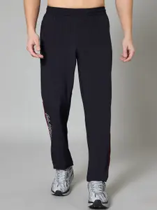 TURNFIT Men Typography Printed Lightweight Running Track Pants