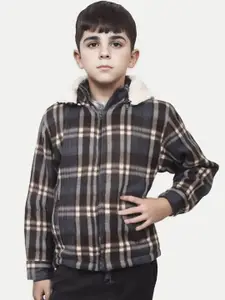 BAESD Boys Checked Windcheater Jacket
