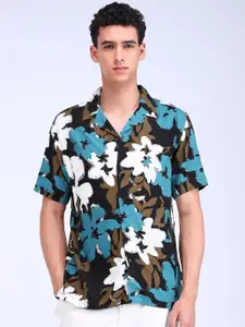 Flying Machine Men Floral Opaque Printed Casual Shirt
