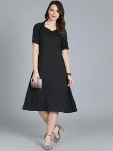 Ethnovog A-Line Midi Dress