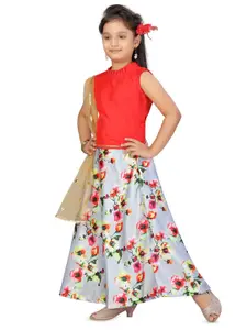 BAESD Girls Ready to Wear Lehenga & Blouse With Dupatta