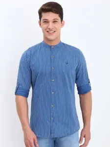 Allen Solly Men Custom Opaque Striped Casual Shirt