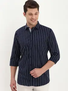 Allen Solly Men Slim Fit Opaque Striped Casual Shirt