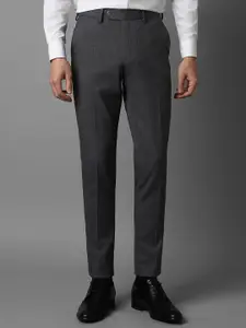 Louis Philippe Men Mid-Rise Slim Fit Trousers