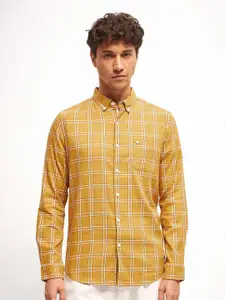 THE BEAR HOUSE Men Slim Fit Opaque Checked Casual Shirt
