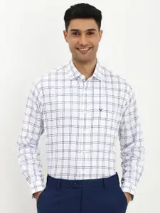 Allen Solly Men Slim Fit Opaque Checked Formal Shirt