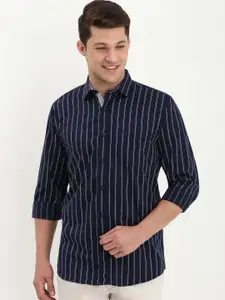 Allen Solly Men Slim Fit Opaque Striped Casual Shirt