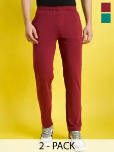 bearbrother Men Brand Logo Printed Track Pants