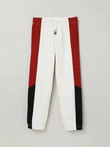Tommy Hilfiger Boys Colourblocked Mid-Rise Joggers