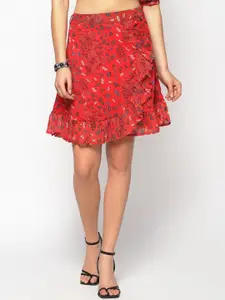Sera Women Printed Ruffle Skirt