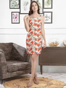 Selvia Floral Print A-Line Dress