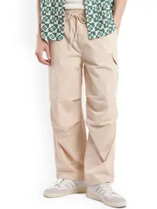 WROGN Men Mid-Rise Relaxed-Fit Track Pant