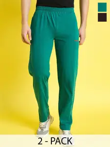 bearbrother  logo Men Pack Of 2  Mid-Rise Track Pants