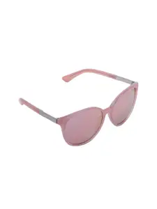 GUESS Women Oval Sunglasses with UV Protected Lens GU7390 72C 58 S-Pink