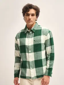 THE BEAR HOUSE Men Opaque Checked Casual Shirt