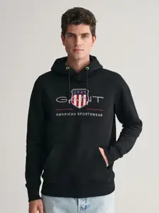GANT Men Printed Hooded Sweatshirt