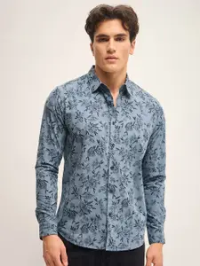 THE BEAR HOUSE Men Floral Printed Slim Fit  Casual Shirt