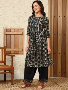 W Women Embroidered Sequinned Kurta